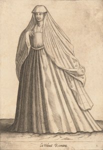 ローマの未亡人」1580年頃 作： Pietro Bertelli.