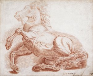 倒れた馬、 作： Pietro Dandini