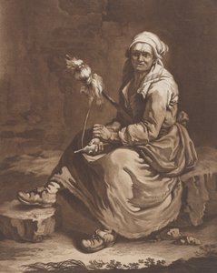 古い働く女性、カリフォルニア州。 1757-1804。 作： Pietro Jacopo Palmieri