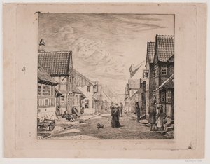 市場の街並み 作： Pietro Købke Krohn