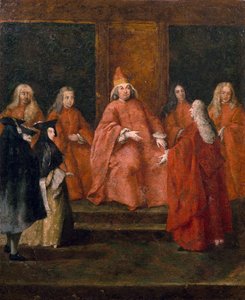 ドージェ・ピエトロ・グリマーニ、ピエトロ・ロンギ（1701-1785）による絵画、油彩、キャンバス、61x50 cm 作： Pietro Longhi