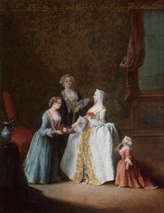 彼女のトイレの女性 作： Pietro Longhi