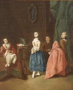ドレスメーカーの女 作： Pietro Longhi