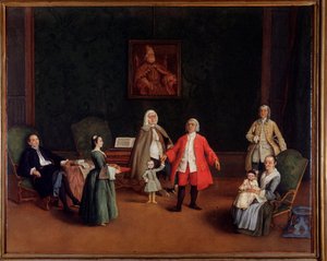 家族の肖像（絵画 作： Pietro Longhi