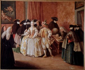 ホワイエ」（絵画、1760年頃 作： Pietro Longhi