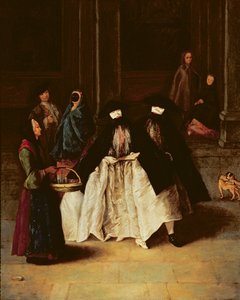 The Perfume Seller」（油彩・キャンバス）（alo 166068参照 作： Pietro Longhi
