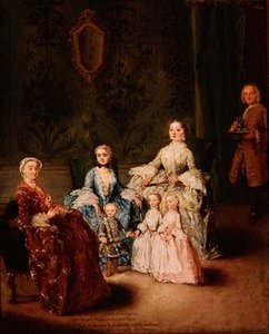 サグレド家（油彩・キャンバス） 作： Pietro Longhi