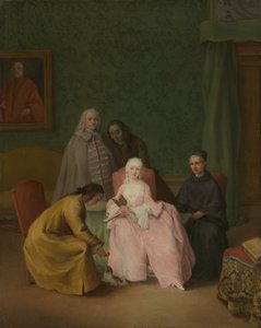 訪問、1746年。 作： Pietro Longhi