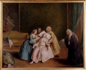 淡い（絵画 作： Pietro Longhi