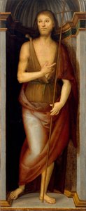 洗礼者聖ヨハネ、セントルーシー。 作： Pietro Perugino