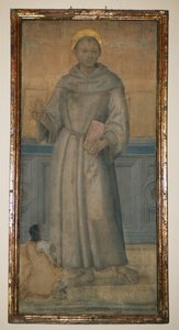 ペルージャの「パドヴァの聖アンソニー」と「マラリアのバルトロメオ」 1512年頃 ペルージャのピエトロ・ヴァヌッチ（1450年頃～1523年）が描いた作品 イタリア・ウンブリア州 作： Pietro Perugino