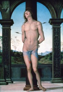 セントセバスチャン、c1470-1523 作： Pietro Perugino