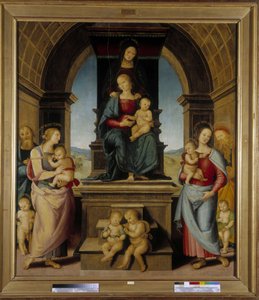聖アンナの家族 作： Pietro Perugino