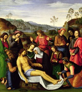 キリストの嘆き1495 作： Pietro Perugino