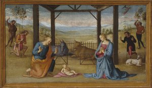 キリスト降誕、1500-05 作： Pietro Perugino