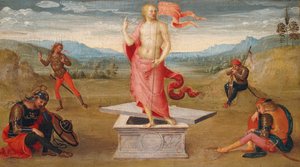 復活。 作： Pietro Perugino