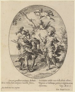 アキレスに現れるヴィーナス 作： Pietro Rotari after Antonio Balestra