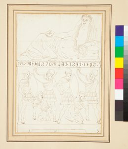 エトルリアの壷（ペンとインク 作： Pietro Santi Bartoli