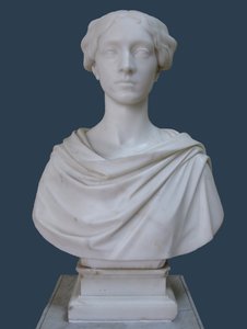 伯爵夫人タチアナストロガノヴァの肖像画の胸像、1853年