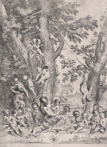 チャリティー ガーデン、1631～37 年頃。 作： Pietro Testa