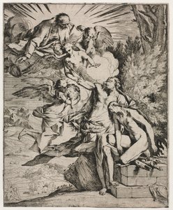 アブラハムの犠牲、約。 1645-50。