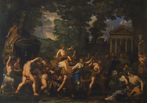 ピエトロ・ダ・コルトーナ（1596-1669）の「バッカスの凱旋」。