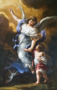 守護天使 作： Pietro da (1596 1669) Cortona