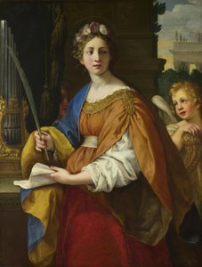 セントセシリア、1620-1625 作： Pietro da Cortona