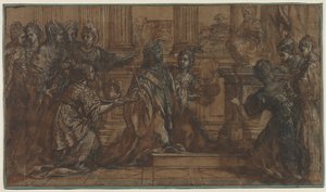 ソロモンの偶像礼拝 作： Pietro da Cortona
