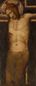 十字架につけられたキリスト。 作： Pietro da Rimini