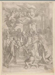 神殿でのキリストのプレゼンテーション 作： Pietro del Po (attributed to)