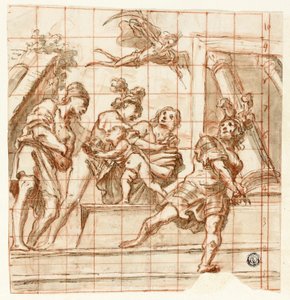 父の時間との寓話的なシーン 作： Pietro della Vecchia