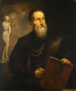 ティツィアーノの架空の自画像 作： Pietro della Vecchia