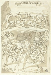 聖アントニウスの誘惑 作： Pietro della Vecchia