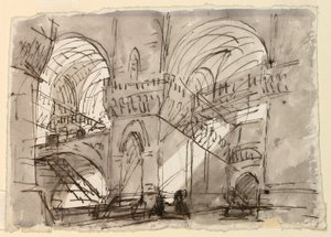 舞台美術、刑務所内装 作： Pietro di Gottardo Gonzaga