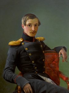 アンドレイ・ニコラエヴィッチ・カラムジンの肖像 1814-1854, 1836. 作： Pimen Nikitich Orlov