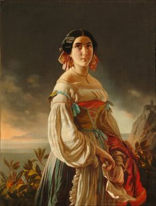 リナガガリーナ王女の肖像、1847年