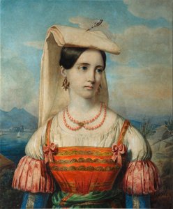 ソフィア・ミハイロヴナ・ソログブの肖像、1840年代