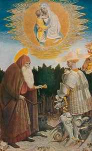 聖人と聖母子、1435、1909 作： Antonio Pisanello