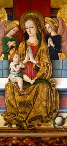 聖母子像(パネル) 1488年頃 作： Piètro Alamanno