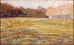 カッシーネ、フィレンツェ、1889-90 作： Plinio Nomellini