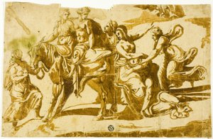 セリアの飛行 作： Polidoro da Caravaggio