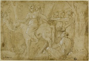 クレリアの飛行 作： Polidoro da Caravaggio