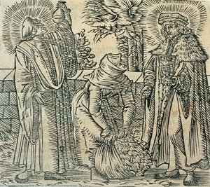 薬用ハーブの収集、1534 作： Polish School
