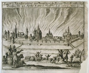 二人の火の伝説、1672 作： Polish School