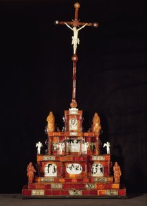 ポータブル祭壇、グダニスク、マイケル・レッドリンのワークショップ（木、こはく、象牙）