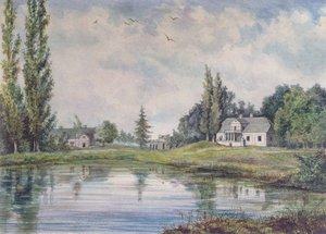 ZaosieにあるAdam Bernard Mickiewicz（1798-1855）の出生地