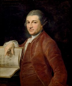 デヴィッド・ギャリック、1764年 作： Pompeo Batoni