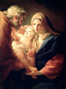 聖家族、1740年代。 作： Pompeo Batoni