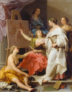芸術の寓意 作： Pompeo Girolamo Batoni